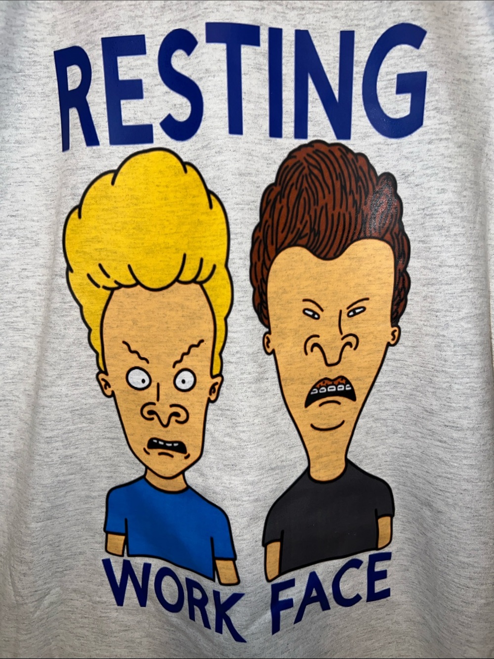 NEW! RESTING WORK FACE tshirt - Picture 3 of 4